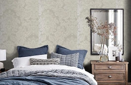 Обои 2AMF-O фото в интерьере спальни превью