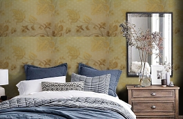 Обои 1 FEL-F фото в интерьере спальни превью