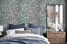 Обои 1-aur-f фото в интерьере спальни превью