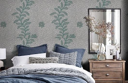 Обои 1-aur-r фото в интерьере спальни превью