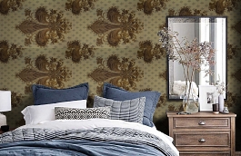 Обои 10 FEL-A фото в интерьере спальни превью