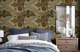 Обои 10 FEL-D фото в интерьере спальни превью