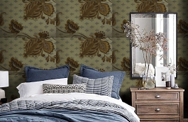 Обои 10 FEL-F фото в интерьере спальни превью