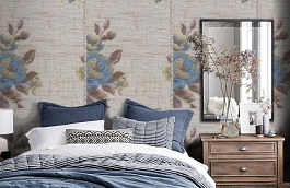 Обои 10CRE-F фото в интерьере спальни превью