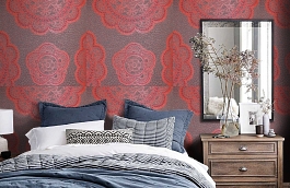 Обои 11-aur-p фото в интерьере спальни превью