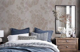 Обои 11EGN-F фото в интерьере спальни превью