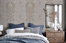 Обои 11EGN-L фото в интерьере спальни превью