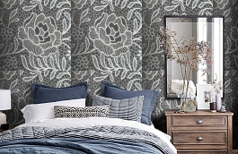 Обои 13-aur-f фото в интерьере спальни превью