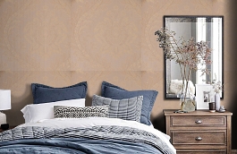 Обои 18_BTC_D фото в интерьере спальни превью