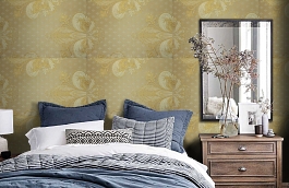 Обои 2 FEL-A фото в интерьере спальни превью