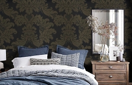 Обои 2EGN-D фото в интерьере спальни превью