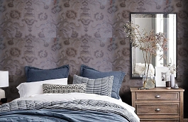 Обои 3-FN-V фото в интерьере спальни превью