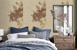 Обои 3CRE-F фото в интерьере спальни превью