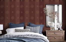 Обои 3EGN-R фото в интерьере спальни превью