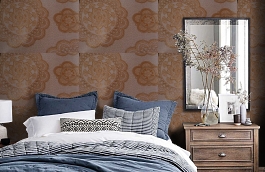 Обои 4-TF-P фото в интерьере спальни превью