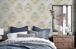 Обои 4CRE-G фото в интерьере спальни превью