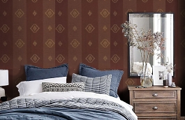 Обои 4EGN-R фото в интерьере спальни превью