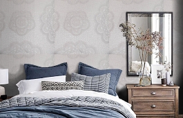 Обои 5-aur-p фото в интерьере спальни превью