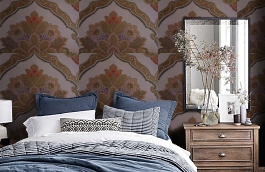 Обои 5-FN-O фото в интерьере спальни превью