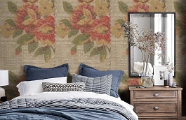 Обои 5CRE-F фото в интерьере спальни превью