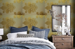 Обои 6 FEL-A фото в интерьере спальни превью