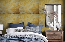 Обои 6 FEL-D фото в интерьере спальни превью