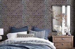 Обои 6-FN-U фото в интерьере спальни превью