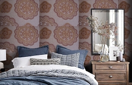 Обои 6-TF-P фото в интерьере спальни превью