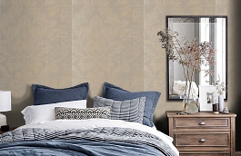 Обои 6CPR-D фото в интерьере спальни превью