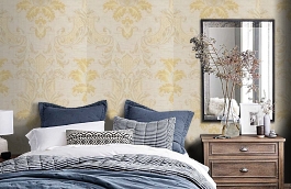 Обои 6CRE-D фото в интерьере спальни превью