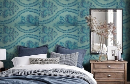 Обои 7 FEL-D фото в интерьере спальни превью