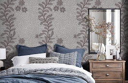 Обои 8-aur-r фото в интерьере спальни превью