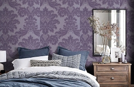 Обои 8EGN-D фото в интерьере спальни превью