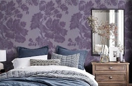 Обои 8EGN-F фото в интерьере спальни превью