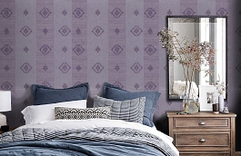 Обои 8EGN-R фото в интерьере спальни превью