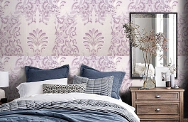 Обои nf-11d фото в интерьере спальни превью