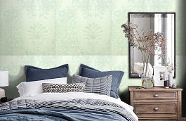 Обои nf-7d фото в интерьере спальни превью