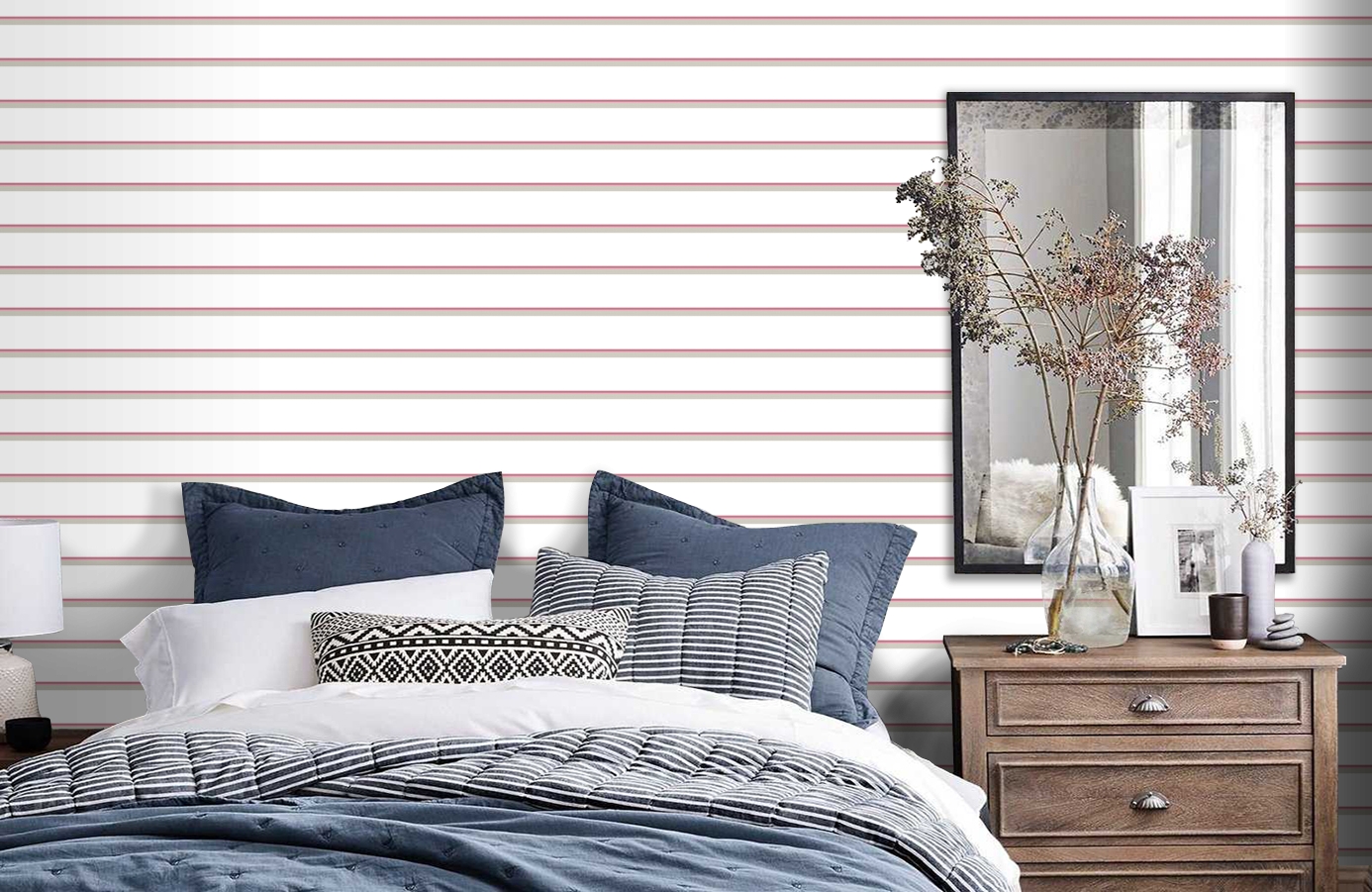 Обои 110/10050 фото в интерьере спальни