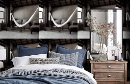 Обои OR412 фото в интерьере спальни превью