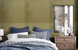 Обои 10lvd-c фото в интерьере спальни превью