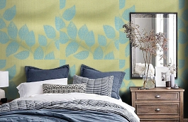 Обои 10PPV-B фото в интерьере спальни превью