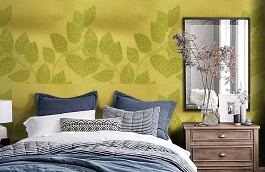 Обои 11PPV-B фото в интерьере спальни превью