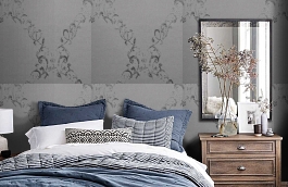 Обои 12lvd-d фото в интерьере спальни превью