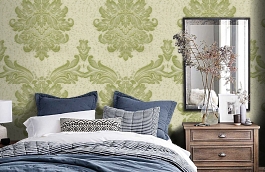 Обои 13VNG-D фото в интерьере спальни превью