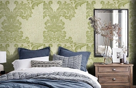 Обои 13VNG-O фото в интерьере спальни превью