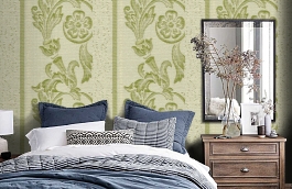 Обои 13VNG-R фото в интерьере спальни превью