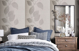 Обои 14PPV-D фото в интерьере спальни превью