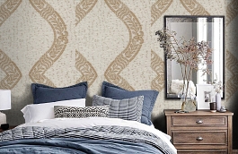 Обои 17VNG-T фото в интерьере спальни превью