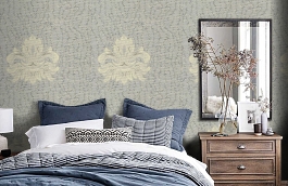 Обои 21VNG-G фото в интерьере спальни превью