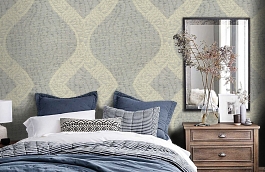 Обои 21VNG-T фото в интерьере спальни превью